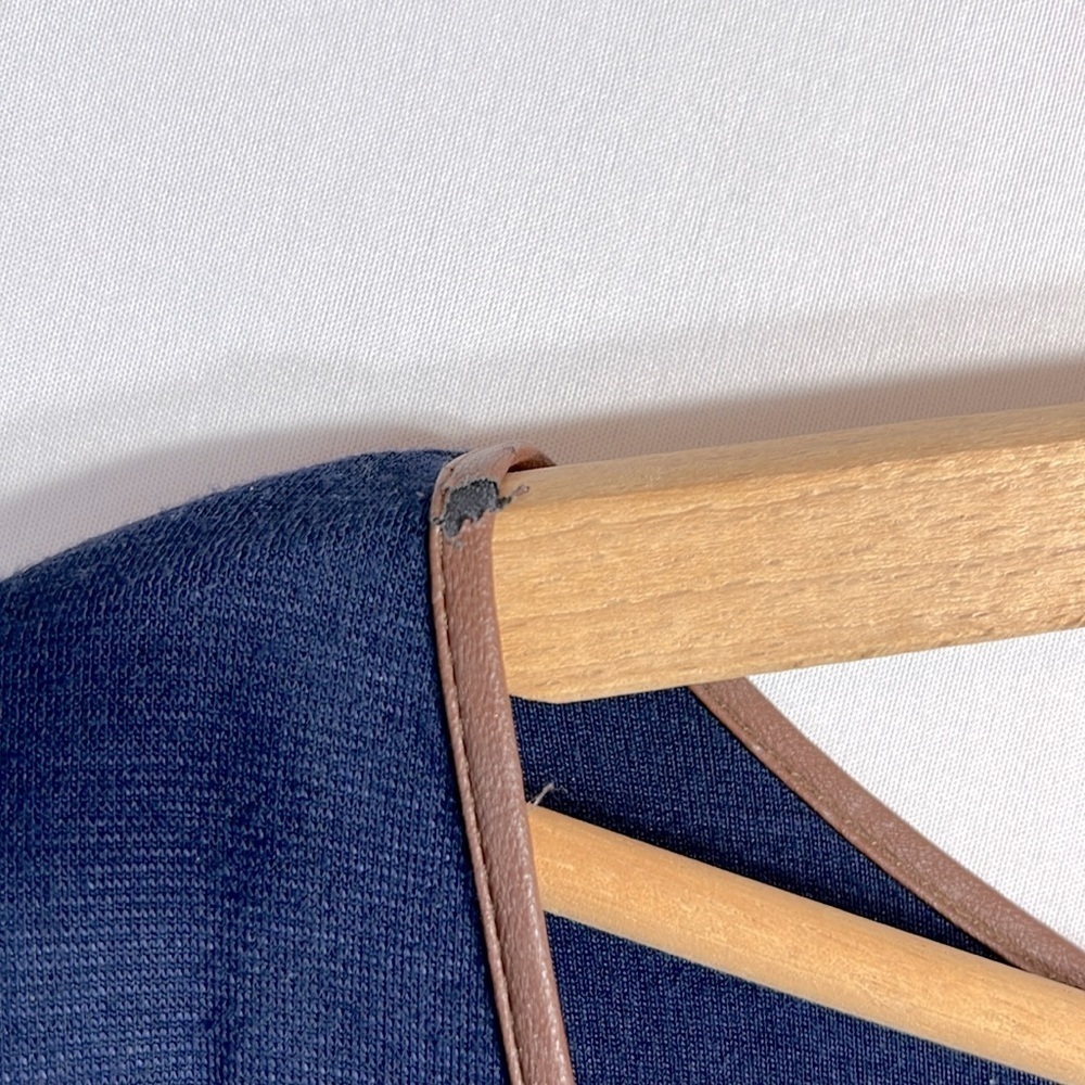 Lauren Ralph Lauren Elbow Sleeve Faux Wrap Navy Dress size XL - Picture 9 of 11